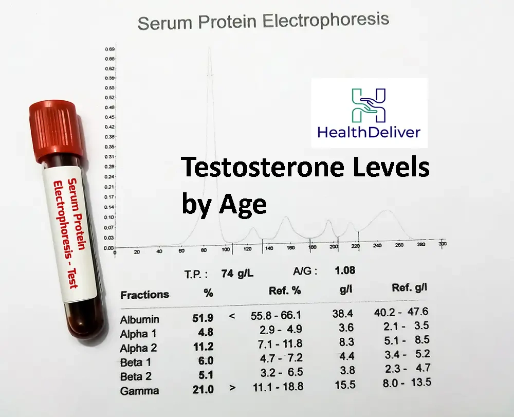 Normal Testosterone Levels by Age: Average Testosterone Levels in Males